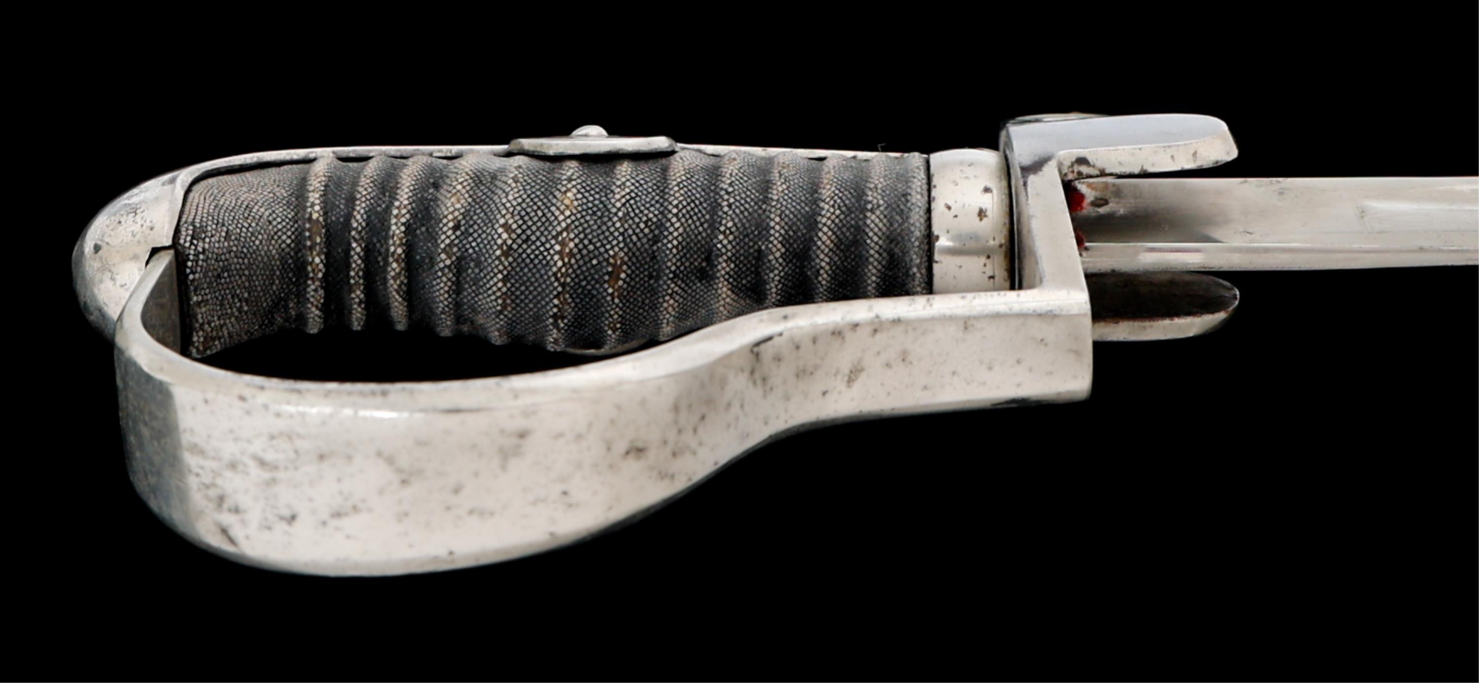 IMPERIAL GERMAN FIELD ARTILLERY ACID ECTHED SWORD