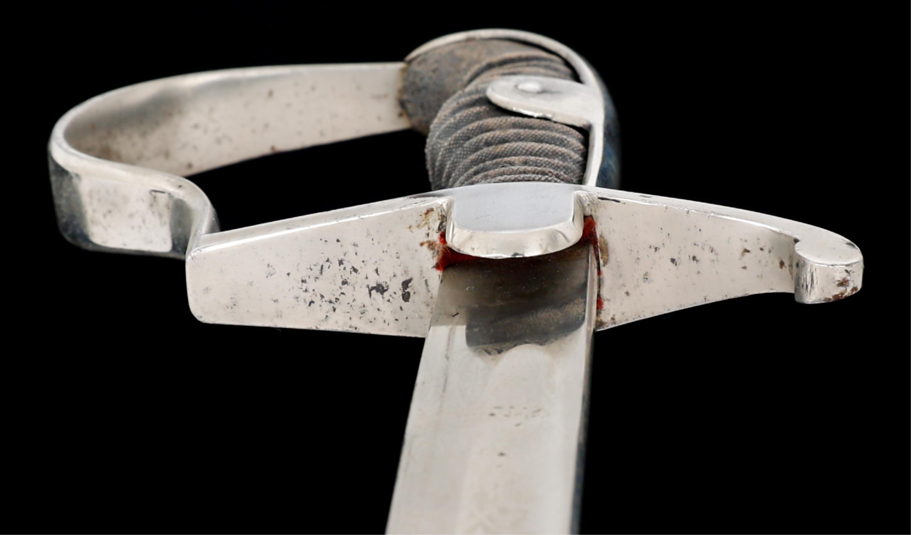 IMPERIAL GERMAN FIELD ARTILLERY ACID ECTHED SWORD