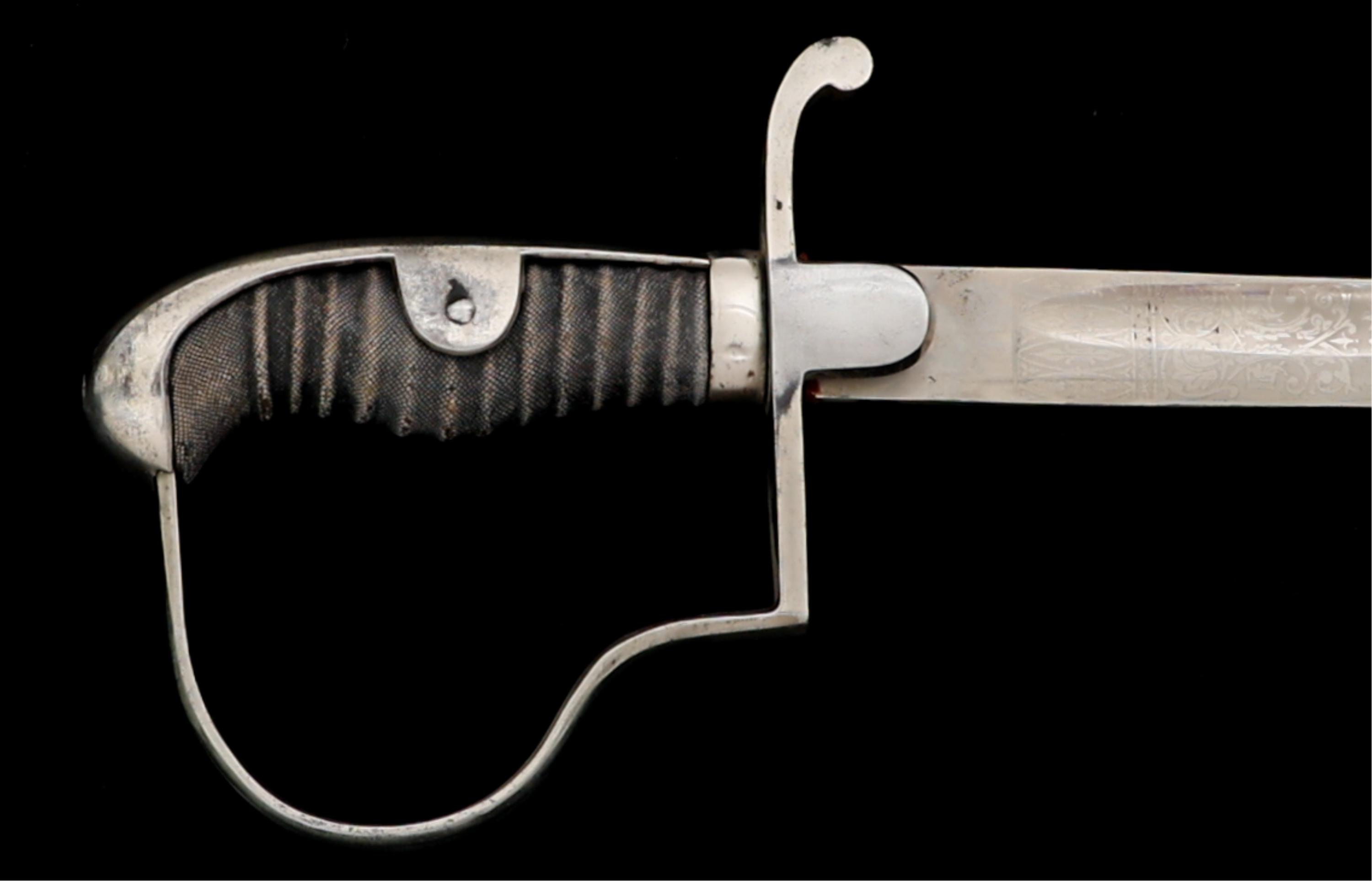 IMPERIAL GERMAN FIELD ARTILLERY ACID ECTHED SWORD