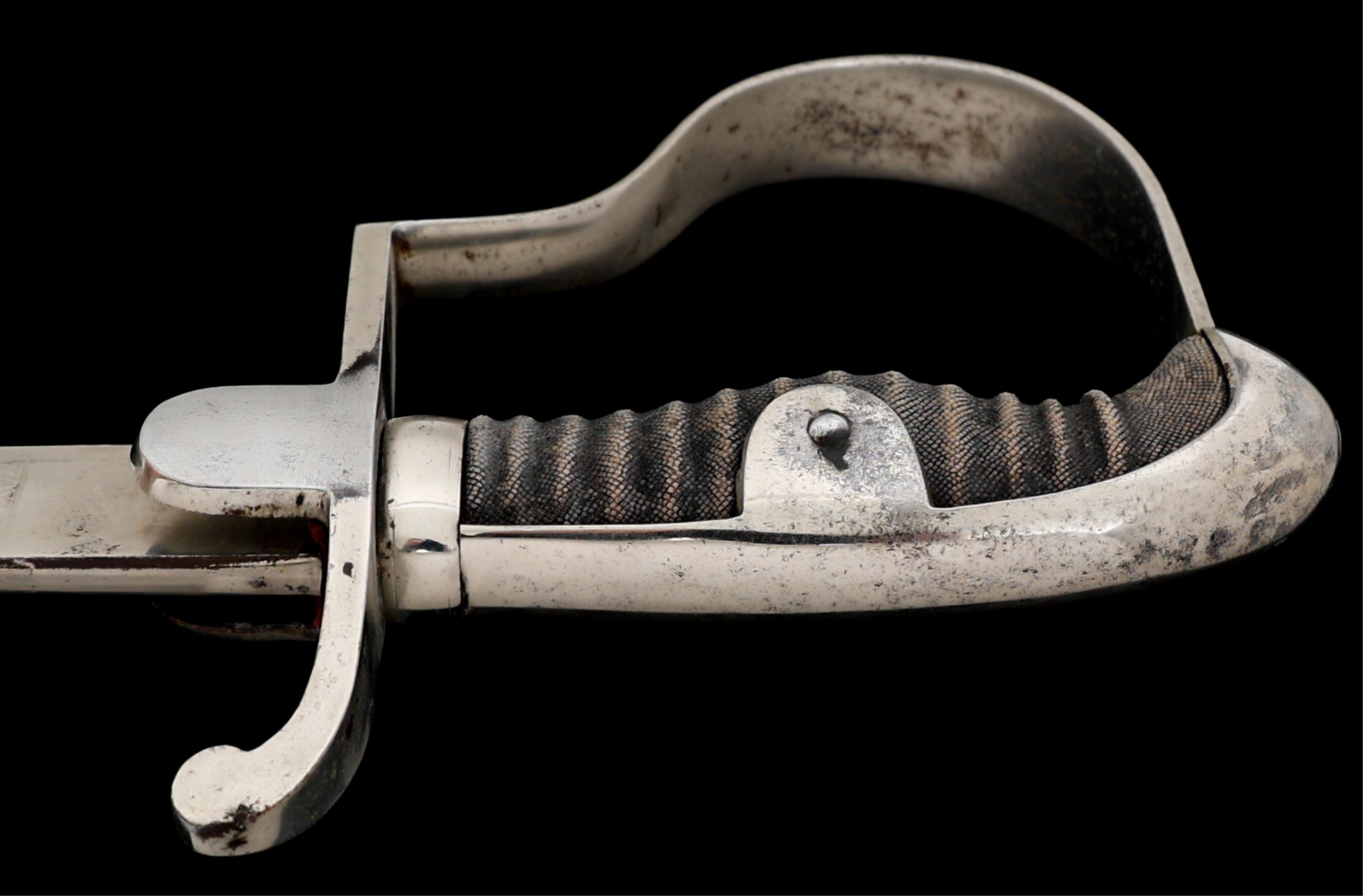 IMPERIAL GERMAN FIELD ARTILLERY ACID ECTHED SWORD