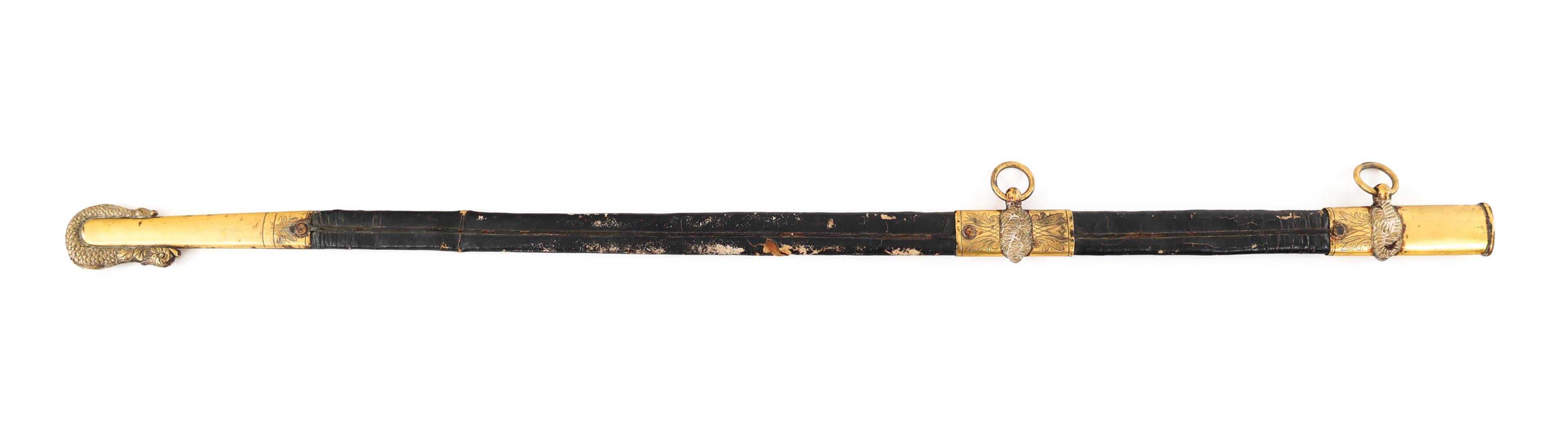 WWI USS K-4 SUBMARINE OFFICER PRESENTATION SWORD