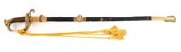 WWI USS K-4 SUBMARINE OFFICER PRESENTATION SWORD