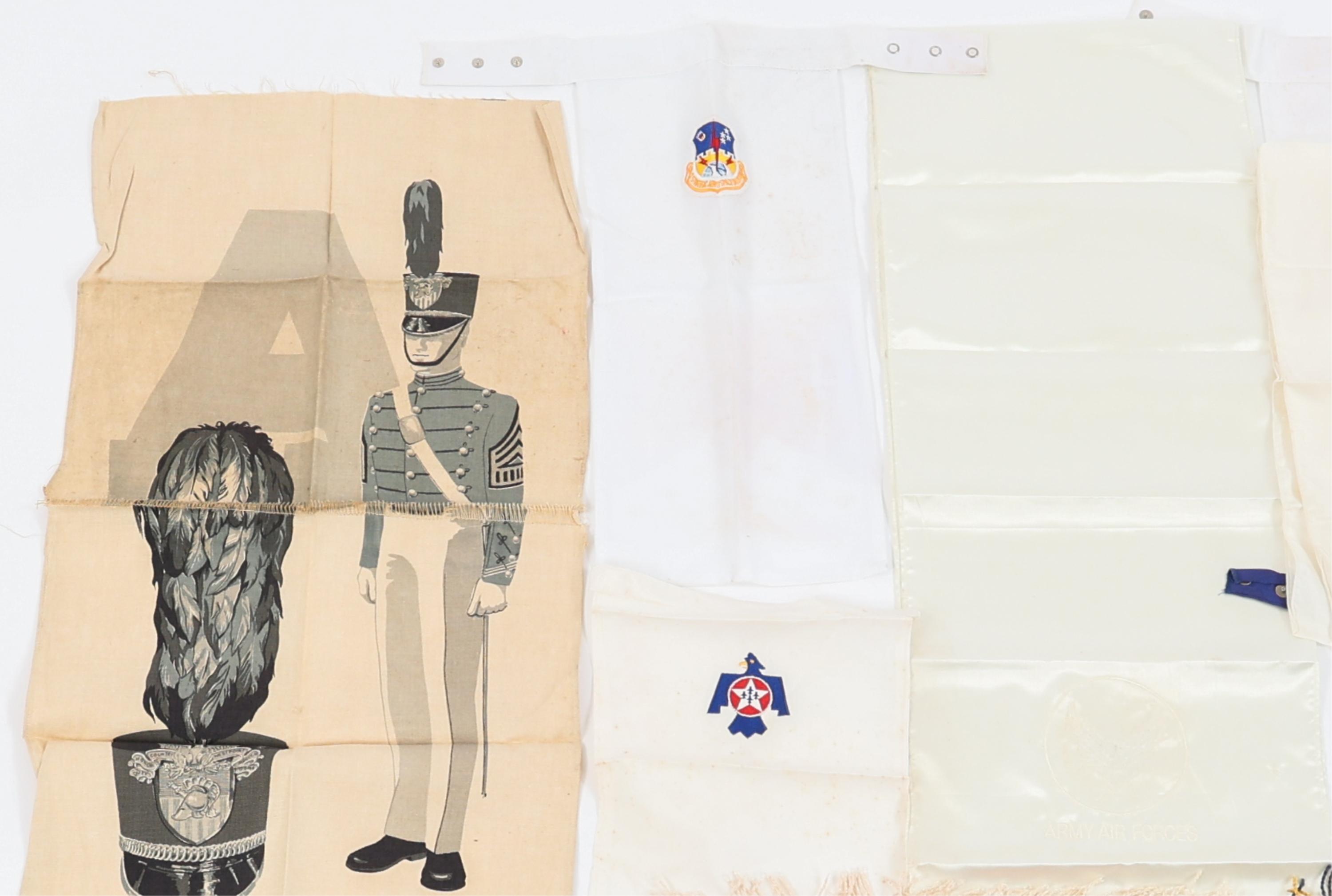 WWII - COLD WAR US ARMED FORCES PILLOW CASE LOT