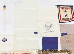 WWII - COLD WAR US ARMED FORCES PILLOW CASE LOT