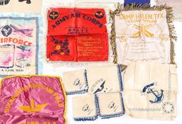 WWII - COLD WAR US ARMED FORCES PILLOW CASE LOT