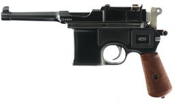 MAUSER C96 BOLO 9MM BROOMHANDLE PISTOL