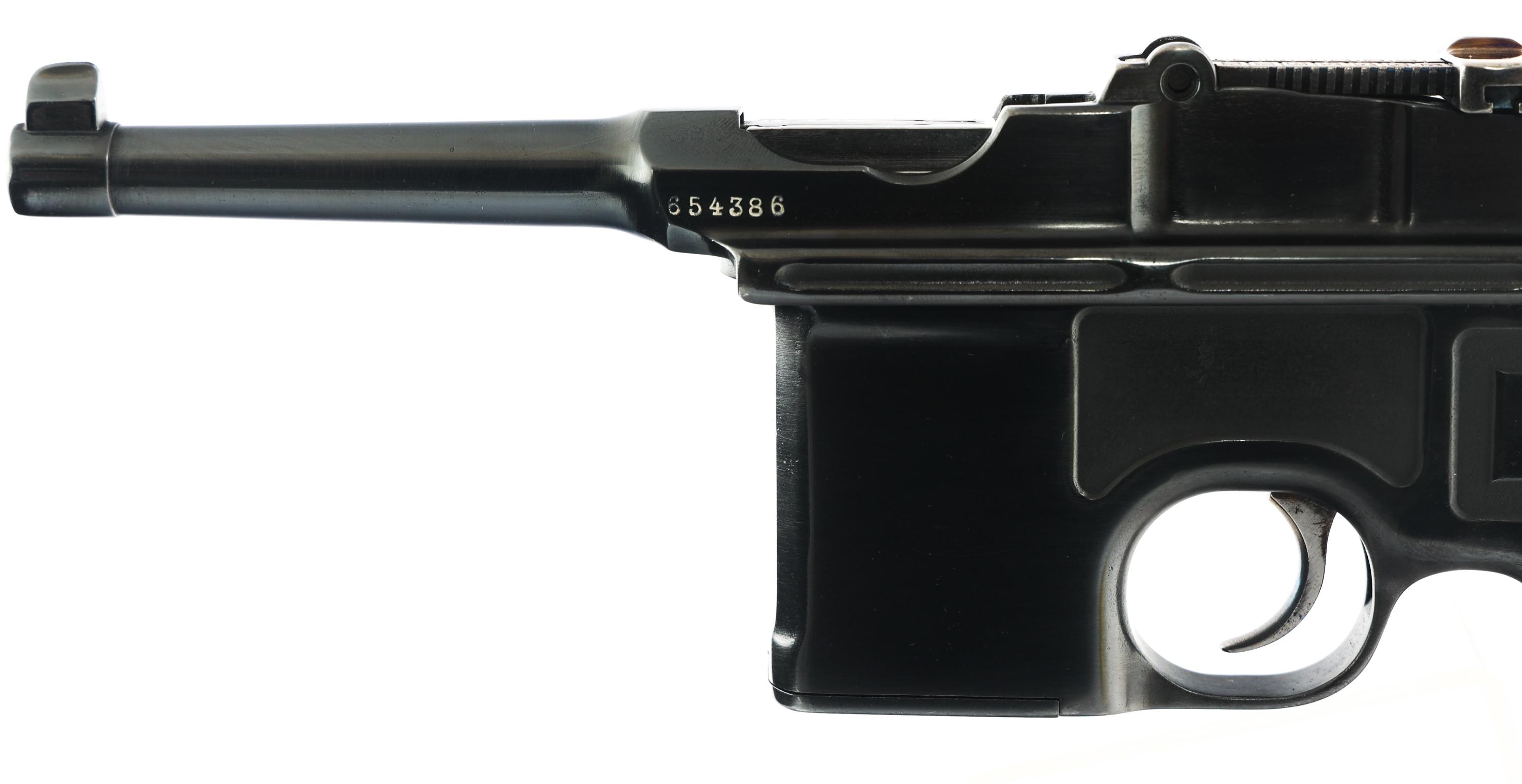 MAUSER C96 BOLO 9MM BROOMHANDLE PISTOL