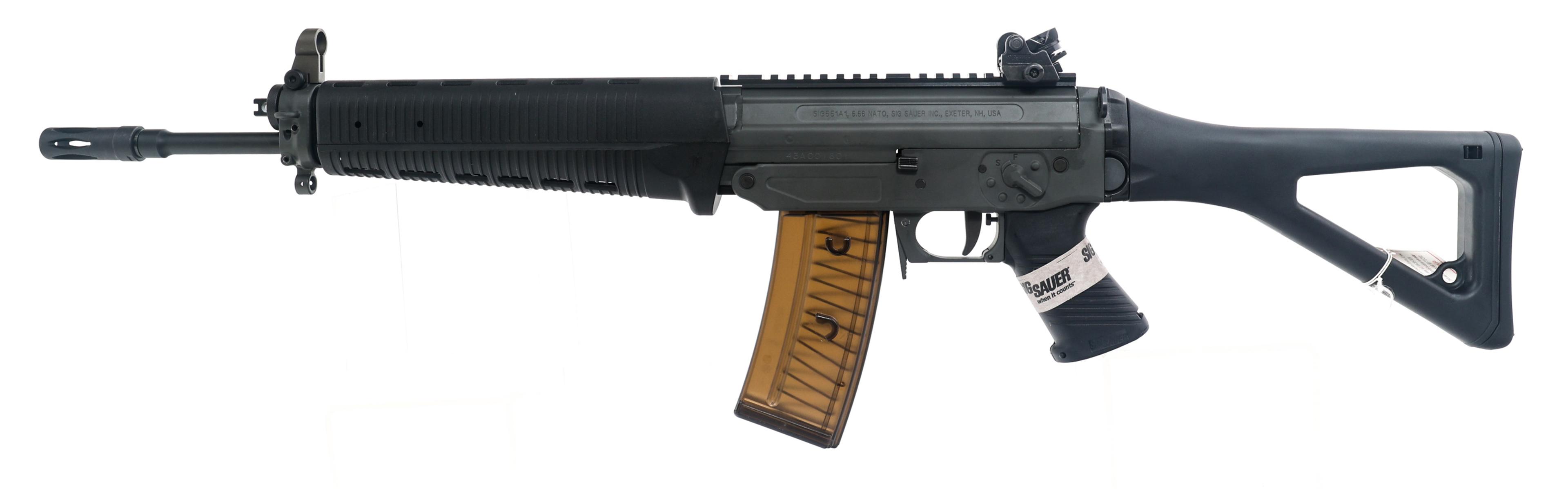 SIG SAUER MODEL 551-A1 5.56 NATO CALIBER RIFLE