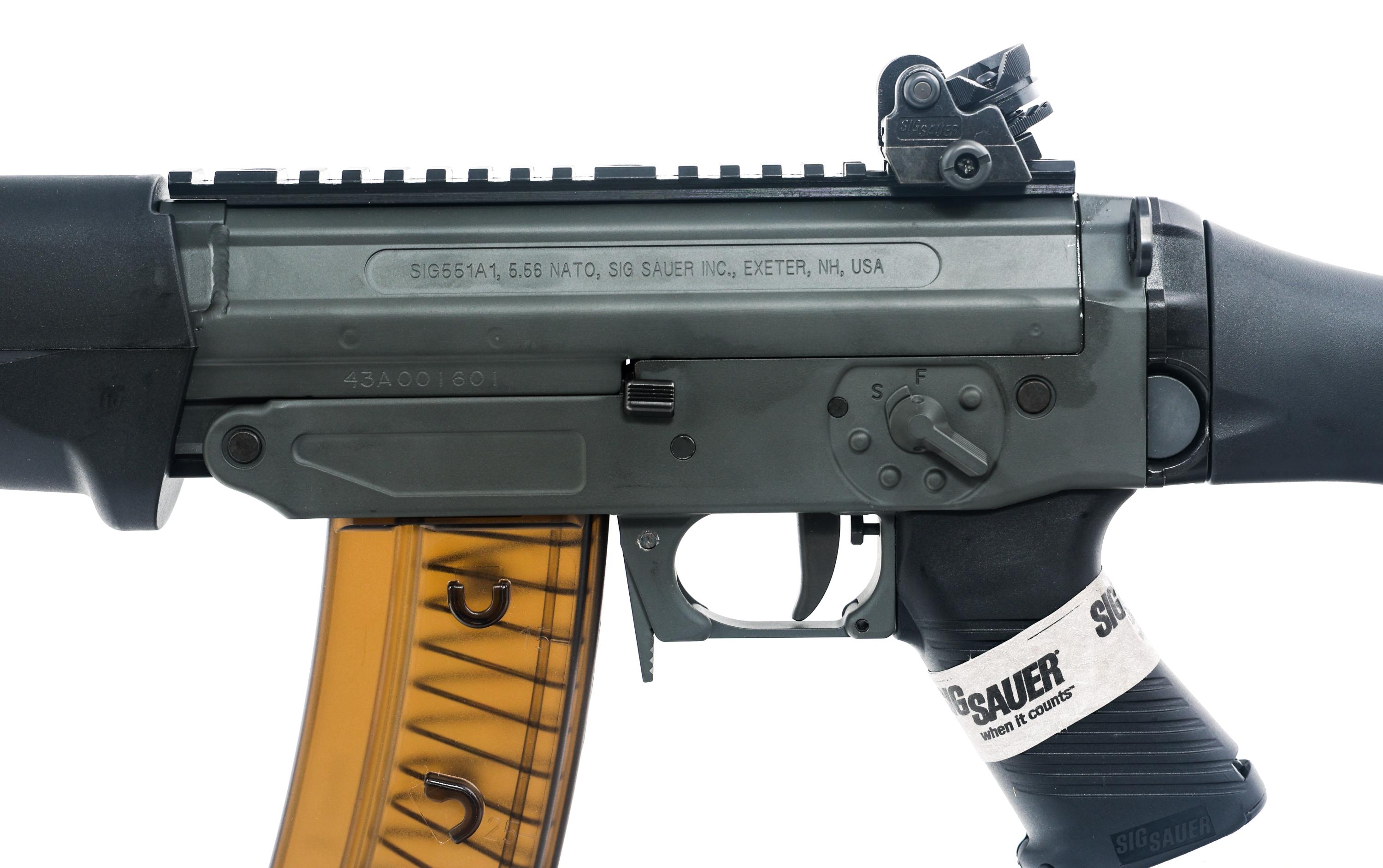 SIG SAUER MODEL 551-A1 5.56 NATO CALIBER RIFLE