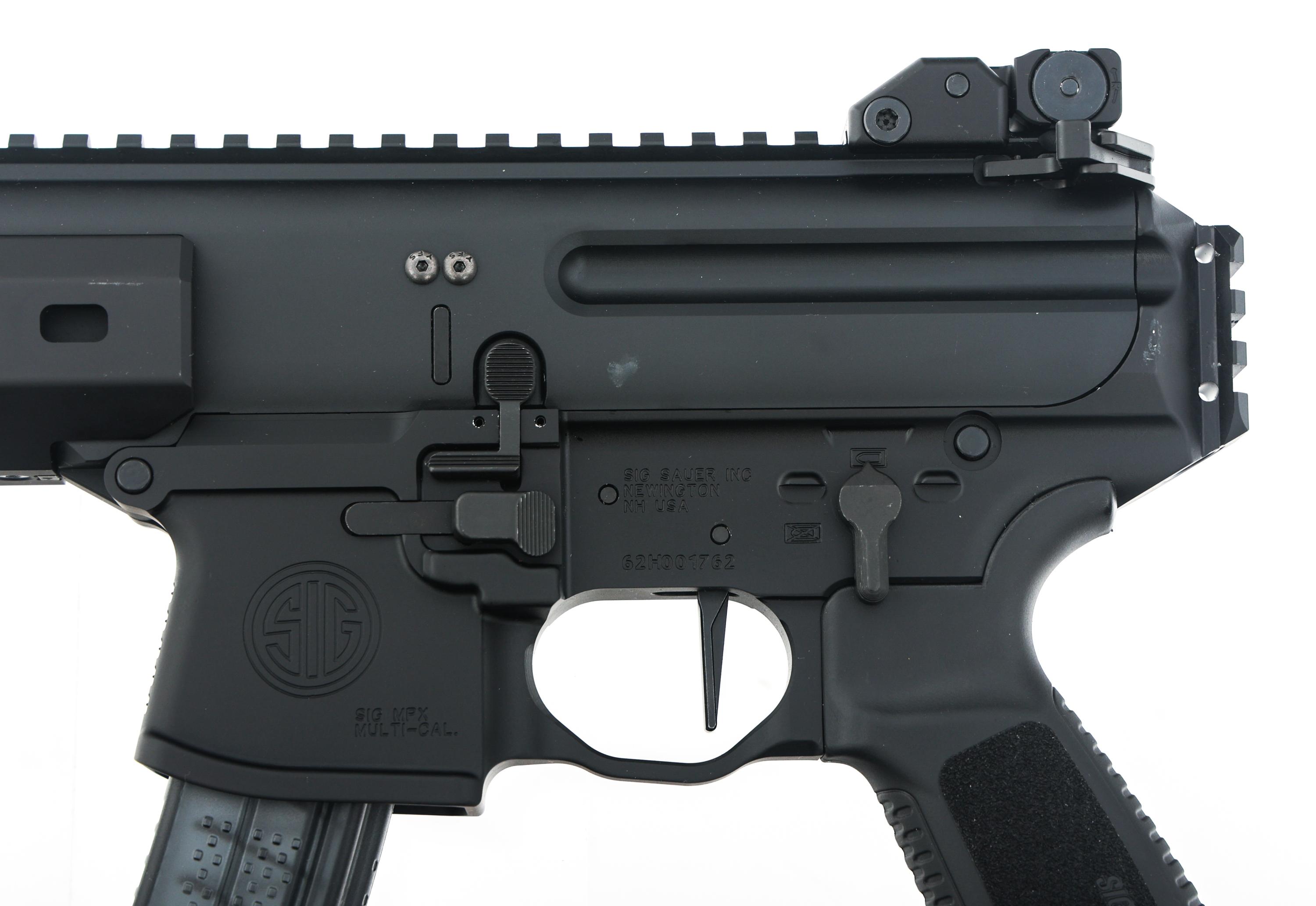 SIG SAUER MODEL MPX SEMI AUTO 9mm CALIBER PISTOL