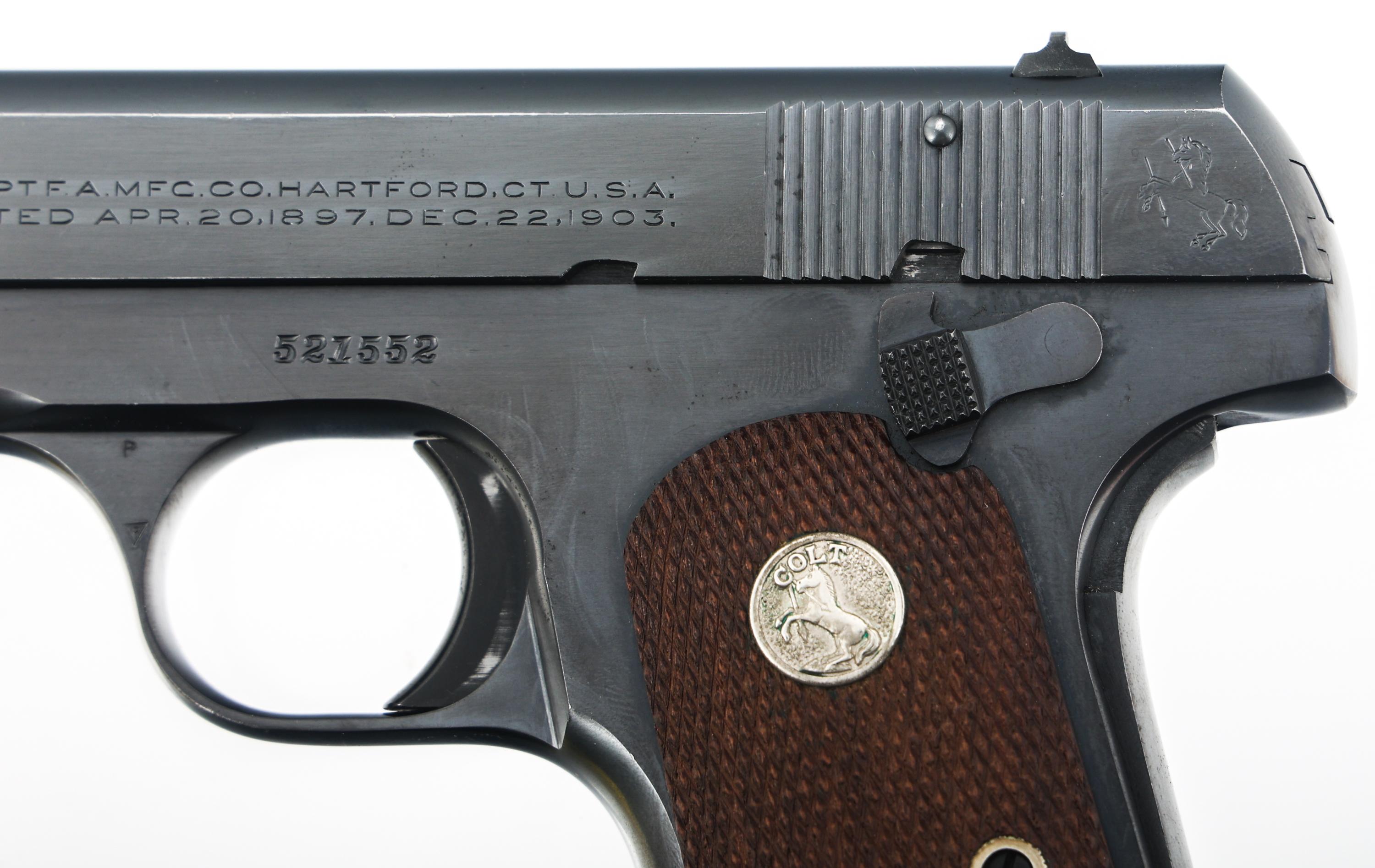 COLT MODEL 1903 POCKET HAMMERLESS .32 CAL PISTOL