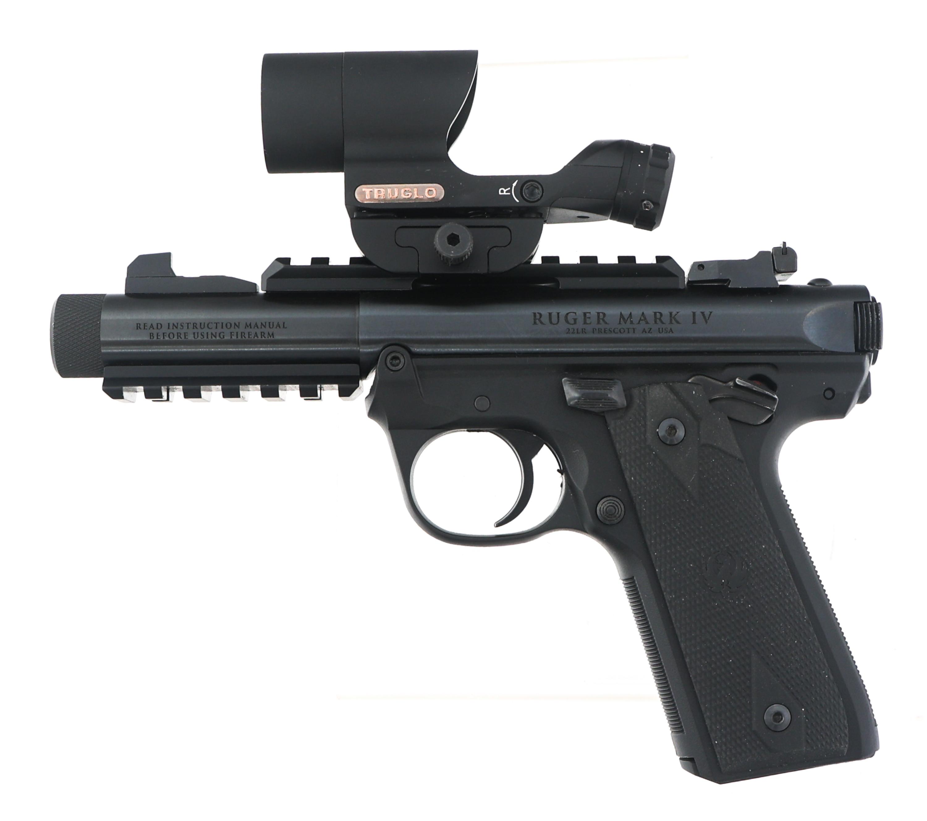 RUGER MODEL MARK IV .22 LR CALIBER PISTOL
