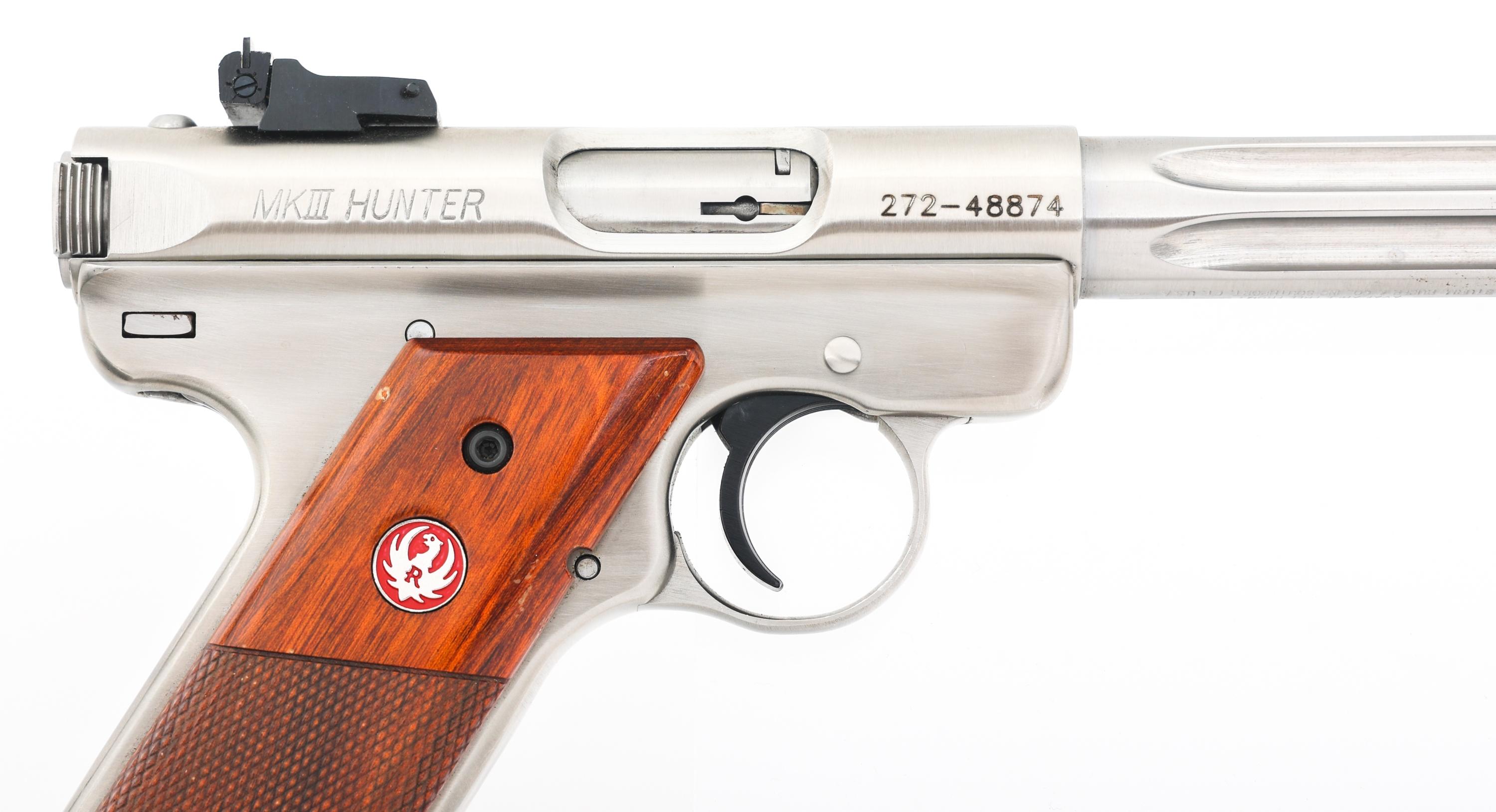 RUGER MK III HUNTER .22 LR CALIBER TARGET PISTOL