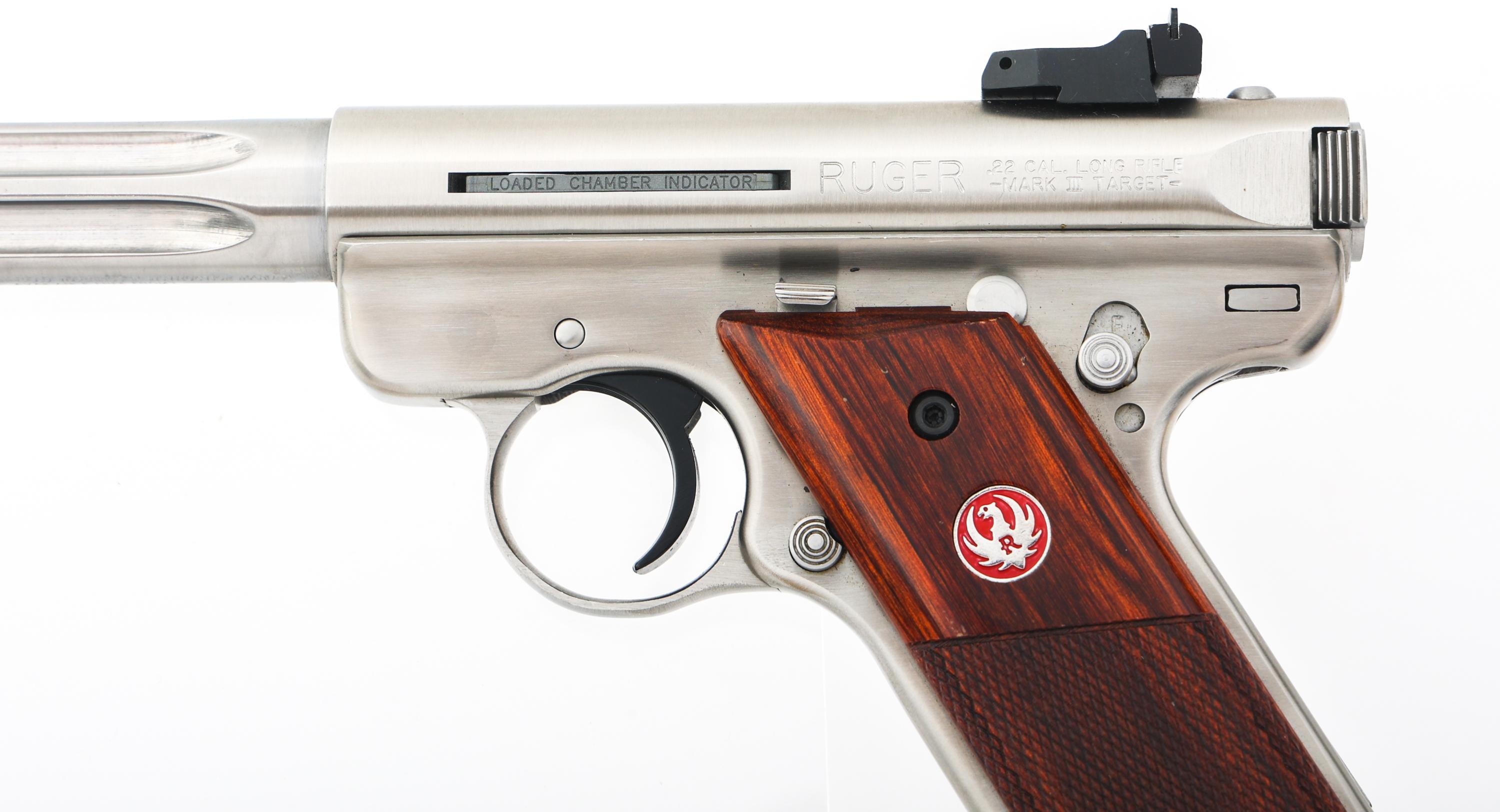 RUGER MK III HUNTER .22 LR CALIBER TARGET PISTOL
