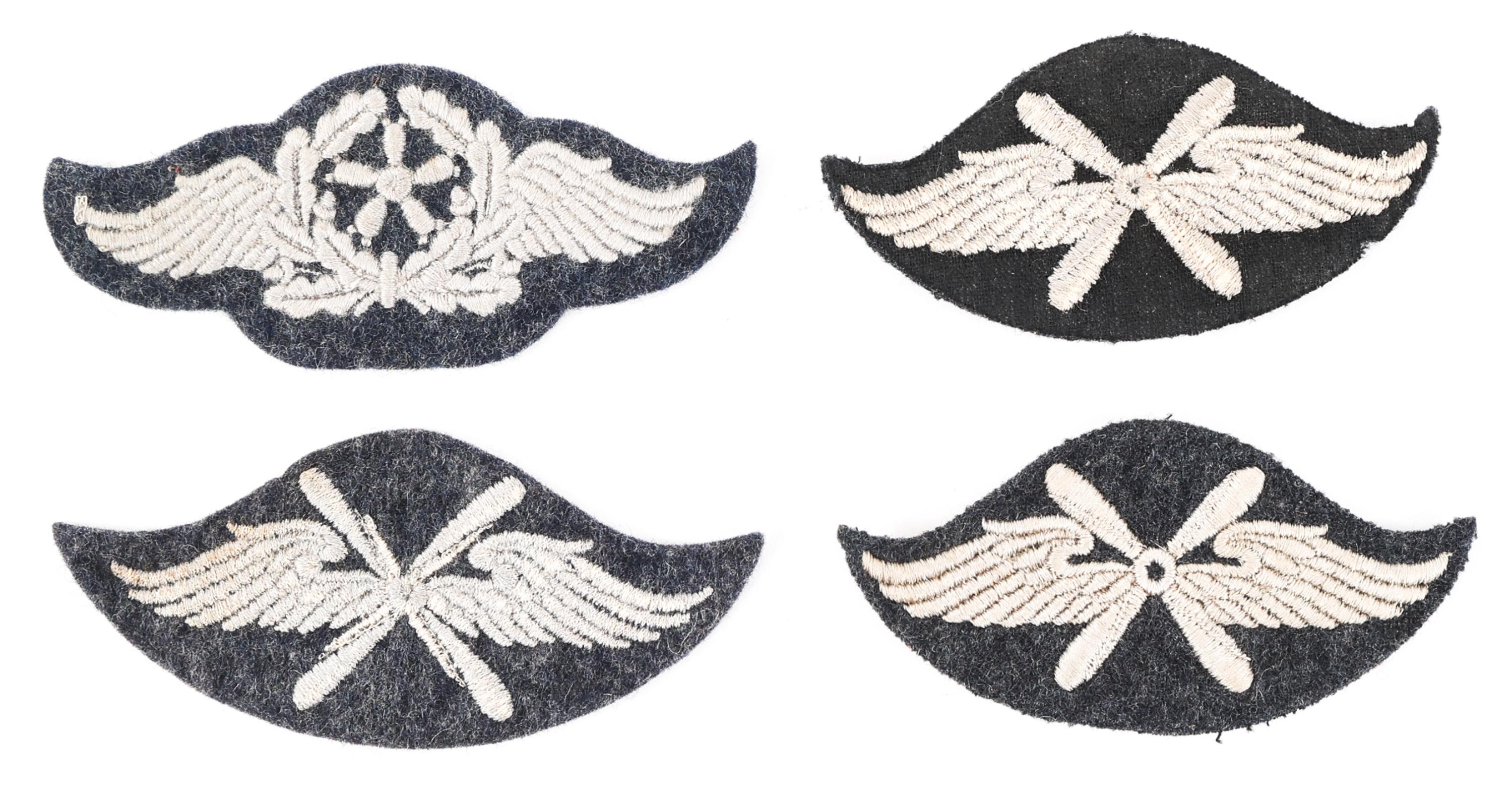 WWII LUFTWAFFE MARKSMANSHIP LANYARD & INSIGNIA LOT
