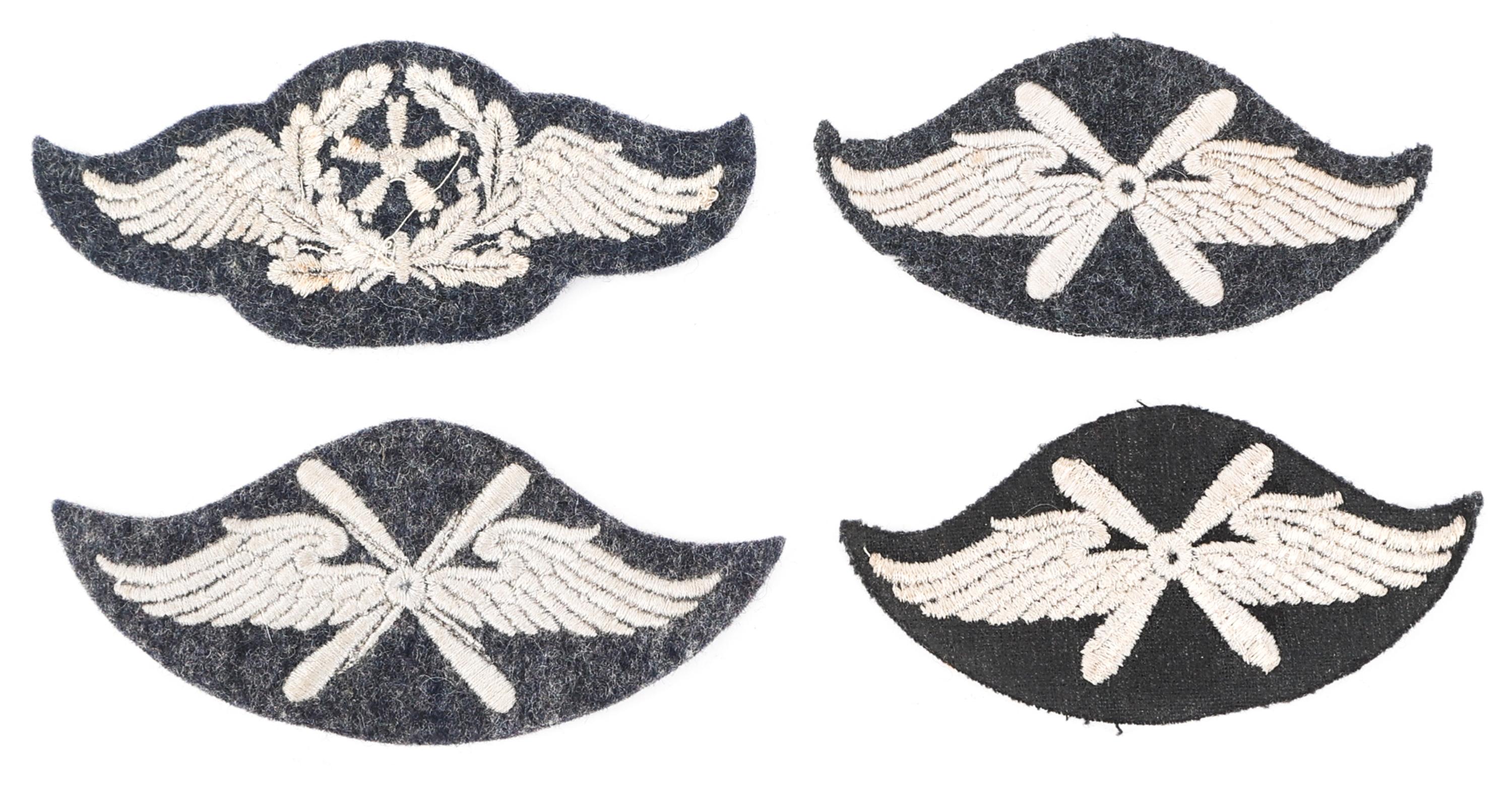 WWII LUFTWAFFE MARKSMANSHIP LANYARD & INSIGNIA LOT