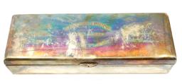 SILVERPLATE PRESENTATION DRESSER BOX - NAMED