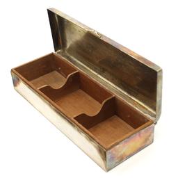 SILVERPLATE PRESENTATION DRESSER BOX - NAMED