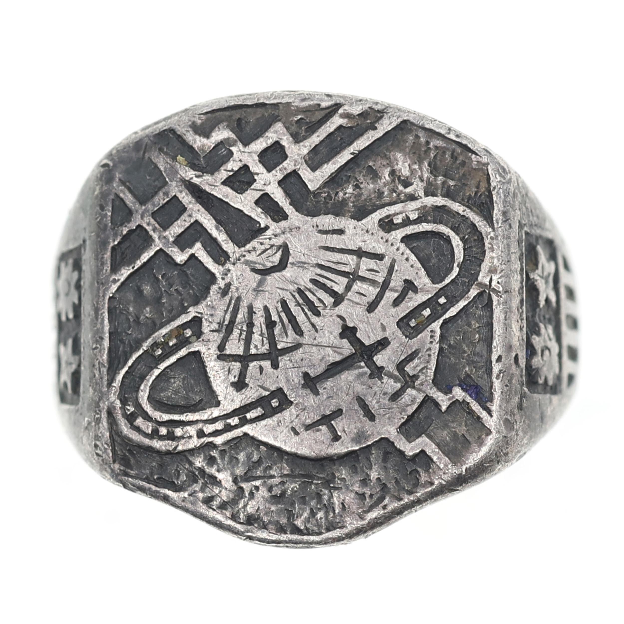 WWII US ARMY AIRWAYS COMMUNICATION SYSTEMS RING