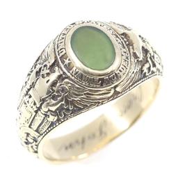 TIFFANY & CO. 14K GOLD US NAVAL ACADEMY CLASS RING