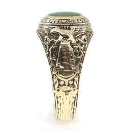 TIFFANY & CO. 14K GOLD US NAVAL ACADEMY CLASS RING