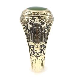 TIFFANY & CO. 14K GOLD US NAVAL ACADEMY CLASS RING