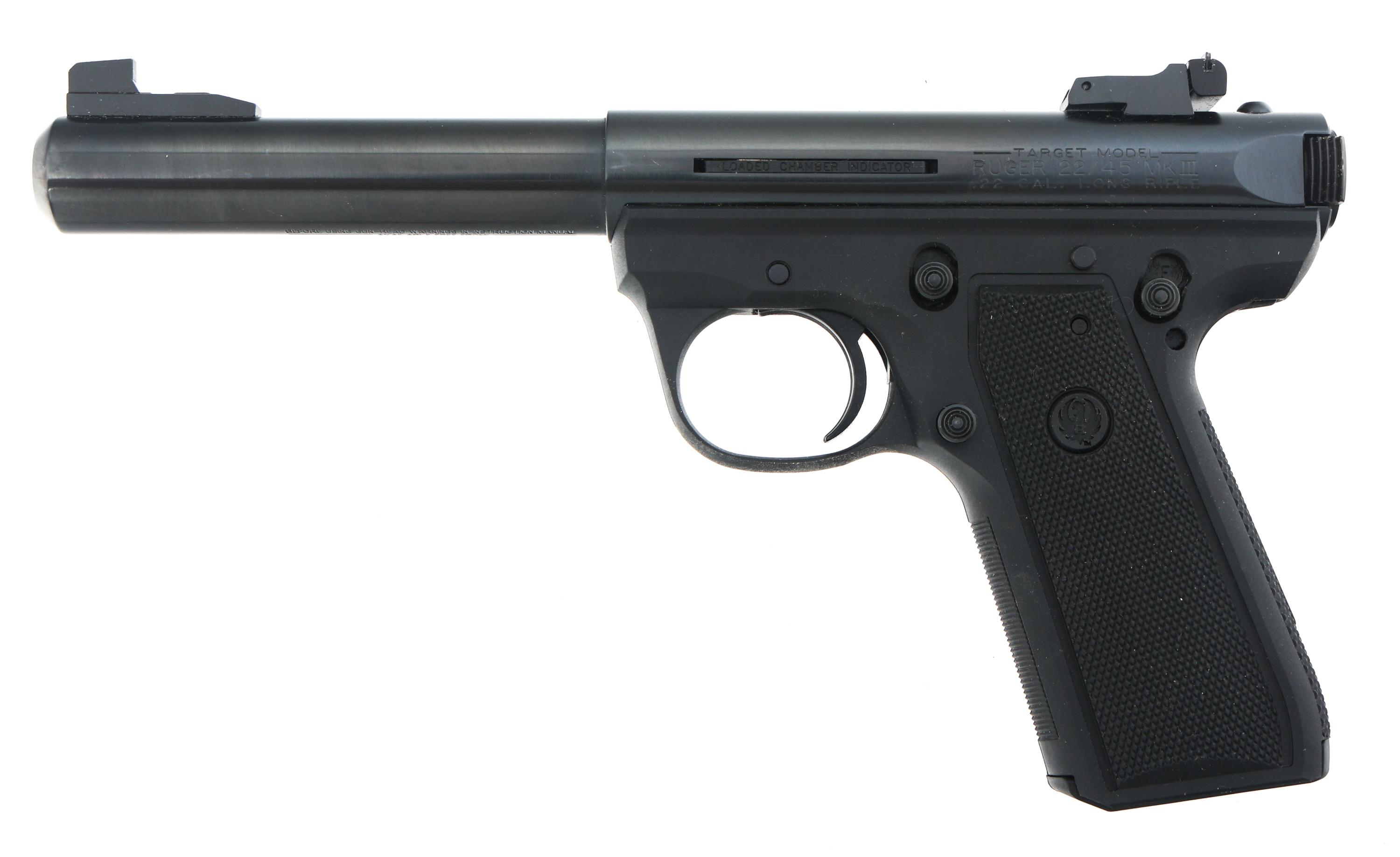 2013 RUGER 22/45 MK III .22 LR CALIBER PISTOL