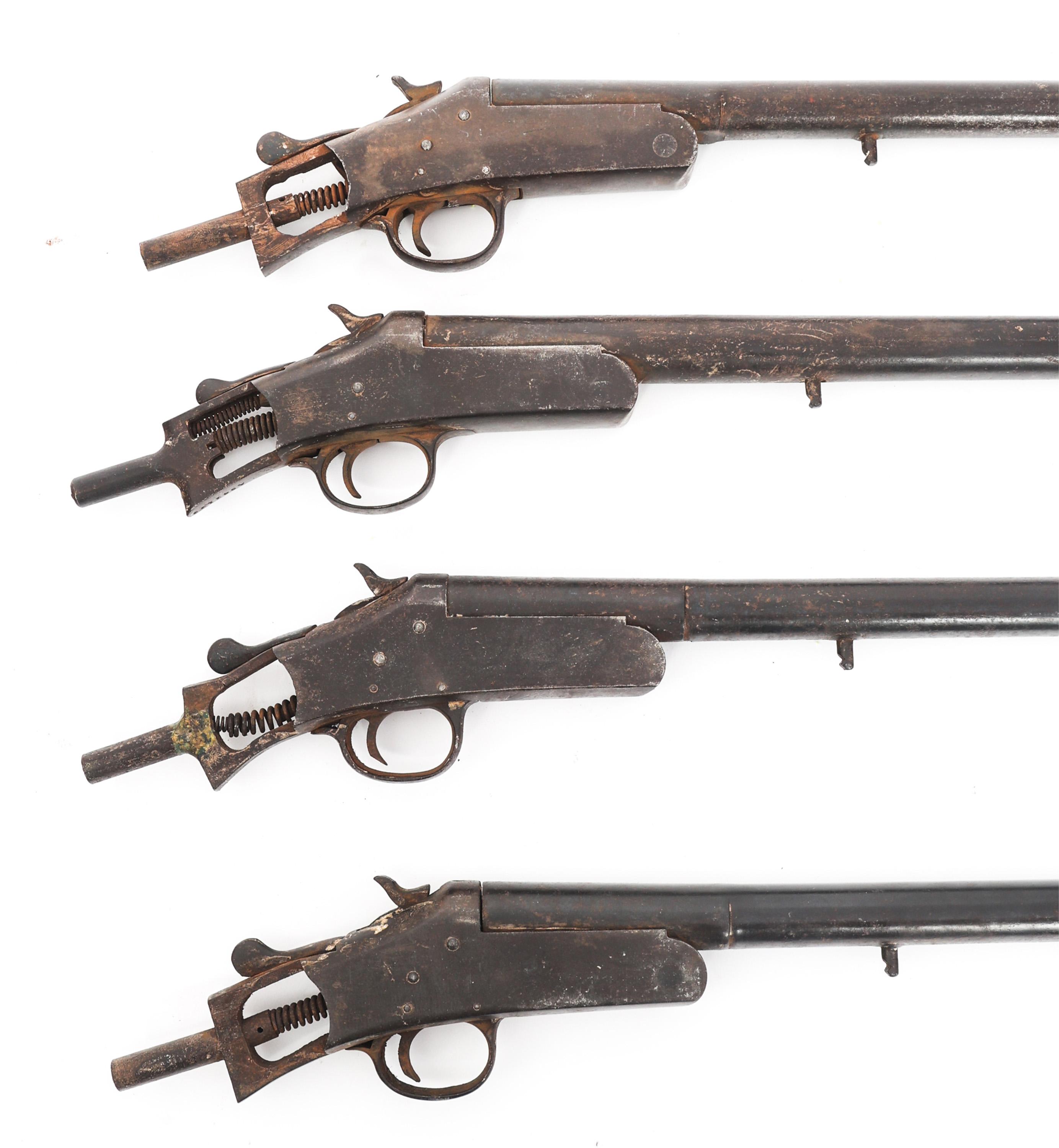 H&R TOPPER M48 BARRELED SHOTGUN RECEIVERS LOT OF 4