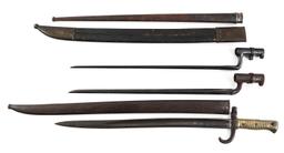 19th C. EUROPEAN & US BAYONET & SCABBARD LOT