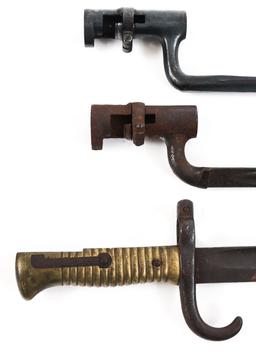 19th C. EUROPEAN & US BAYONET & SCABBARD LOT