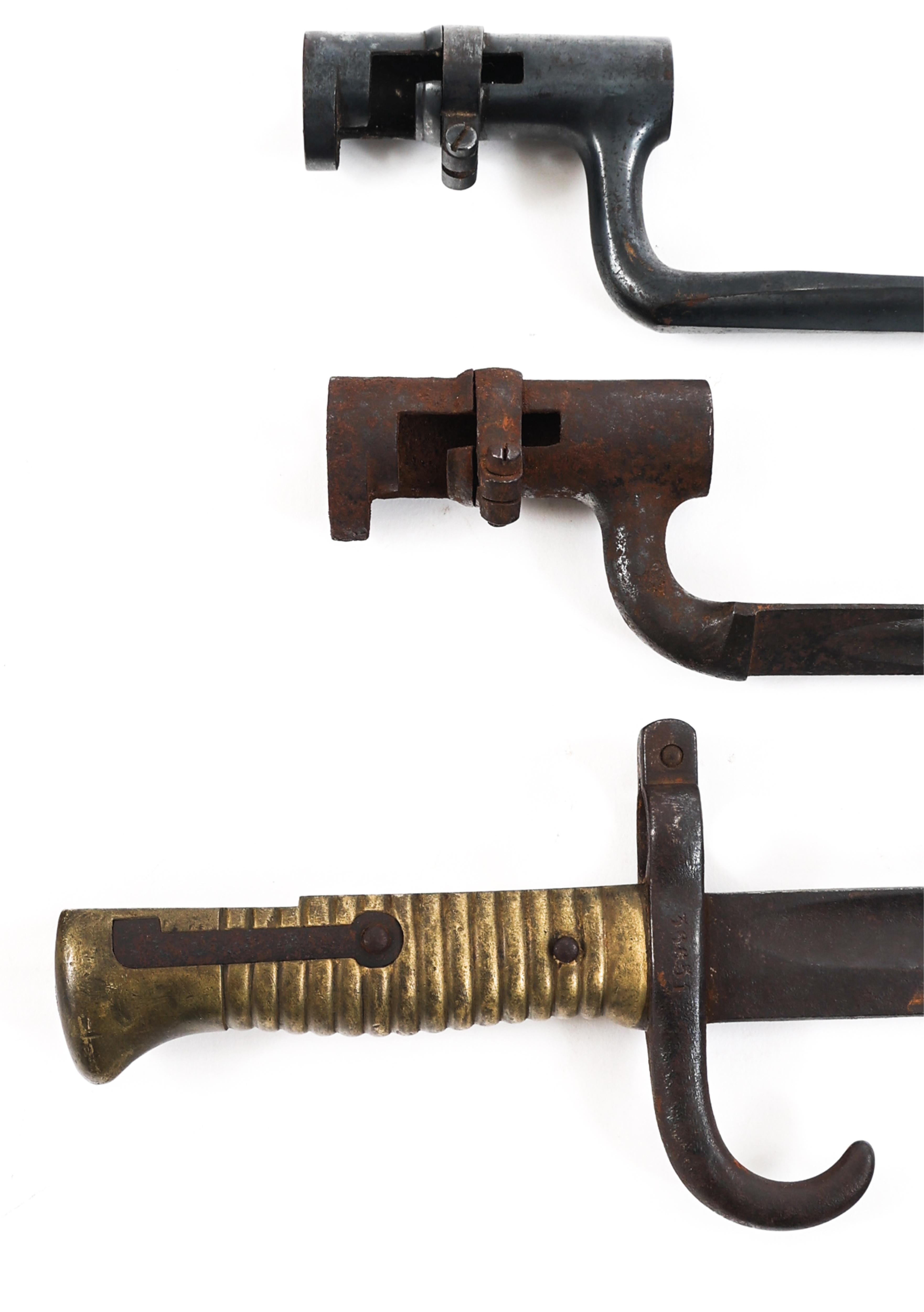 19th C. EUROPEAN & US BAYONET & SCABBARD LOT