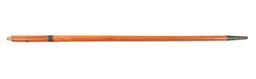 19th C. WOOD CANE WITH TRIANGULAR SWORD BLADE