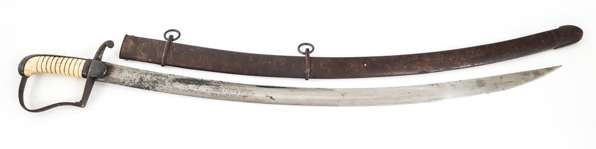 19th C. US MILITIA CAVALRY SABER & SCABBARD