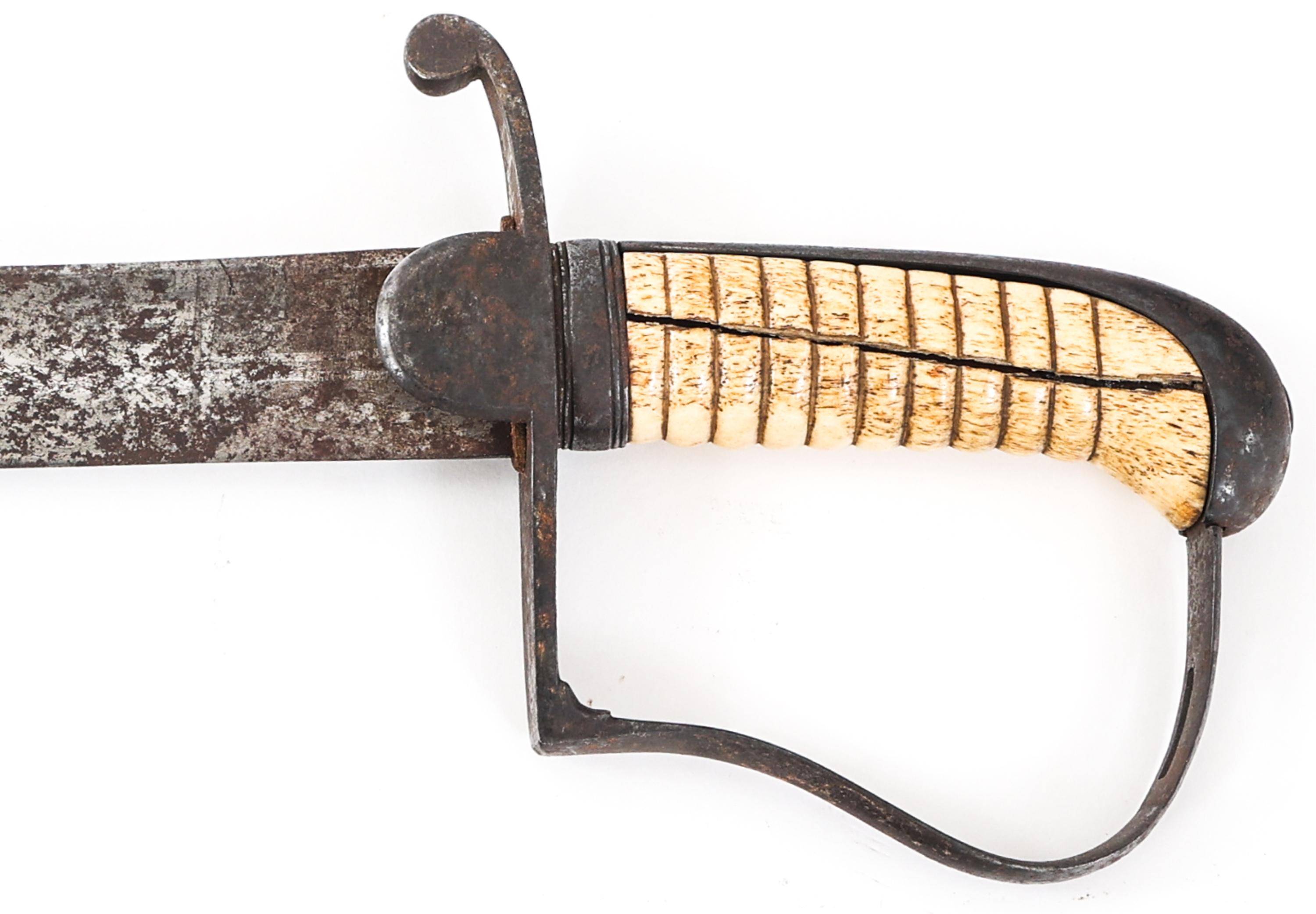 19th C. US MILITIA CAVALRY SABER & SCABBARD
