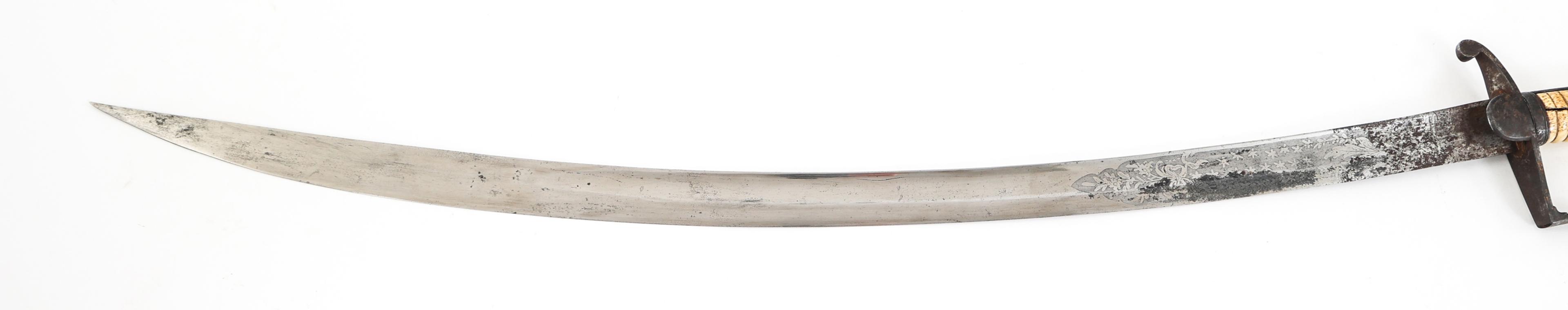 19th C. US MILITIA CAVALRY SABER & SCABBARD