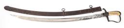 19th C. US MILITIA CAVALRY SABER & SCABBARD