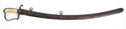 19th C. US MILITIA CAVALRY SABER & SCABBARD