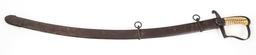 19th C. US MILITIA CAVALRY SABER & SCABBARD
