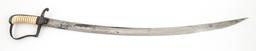 19th C. US MILITIA CAVALRY SABER & SCABBARD