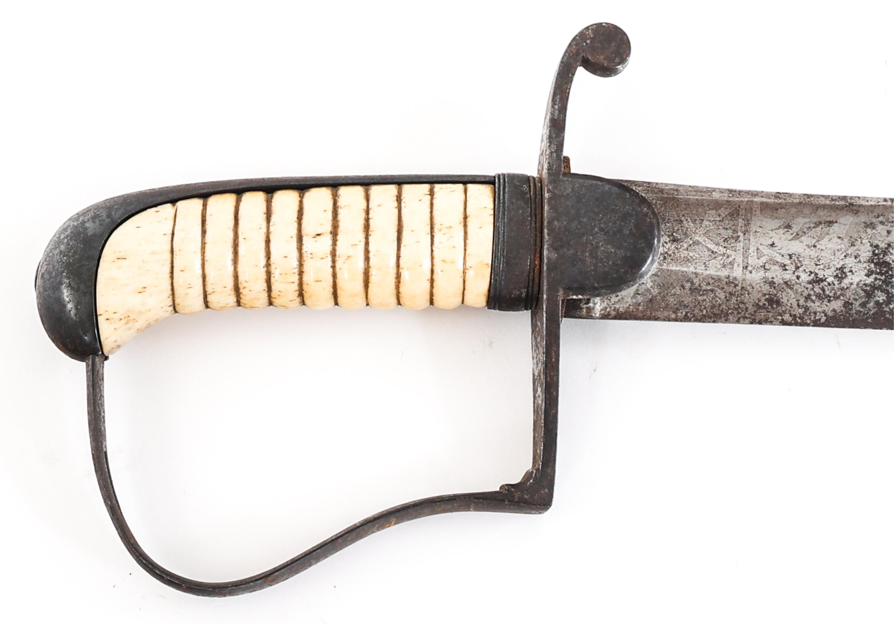 19th C. US MILITIA CAVALRY SABER & SCABBARD