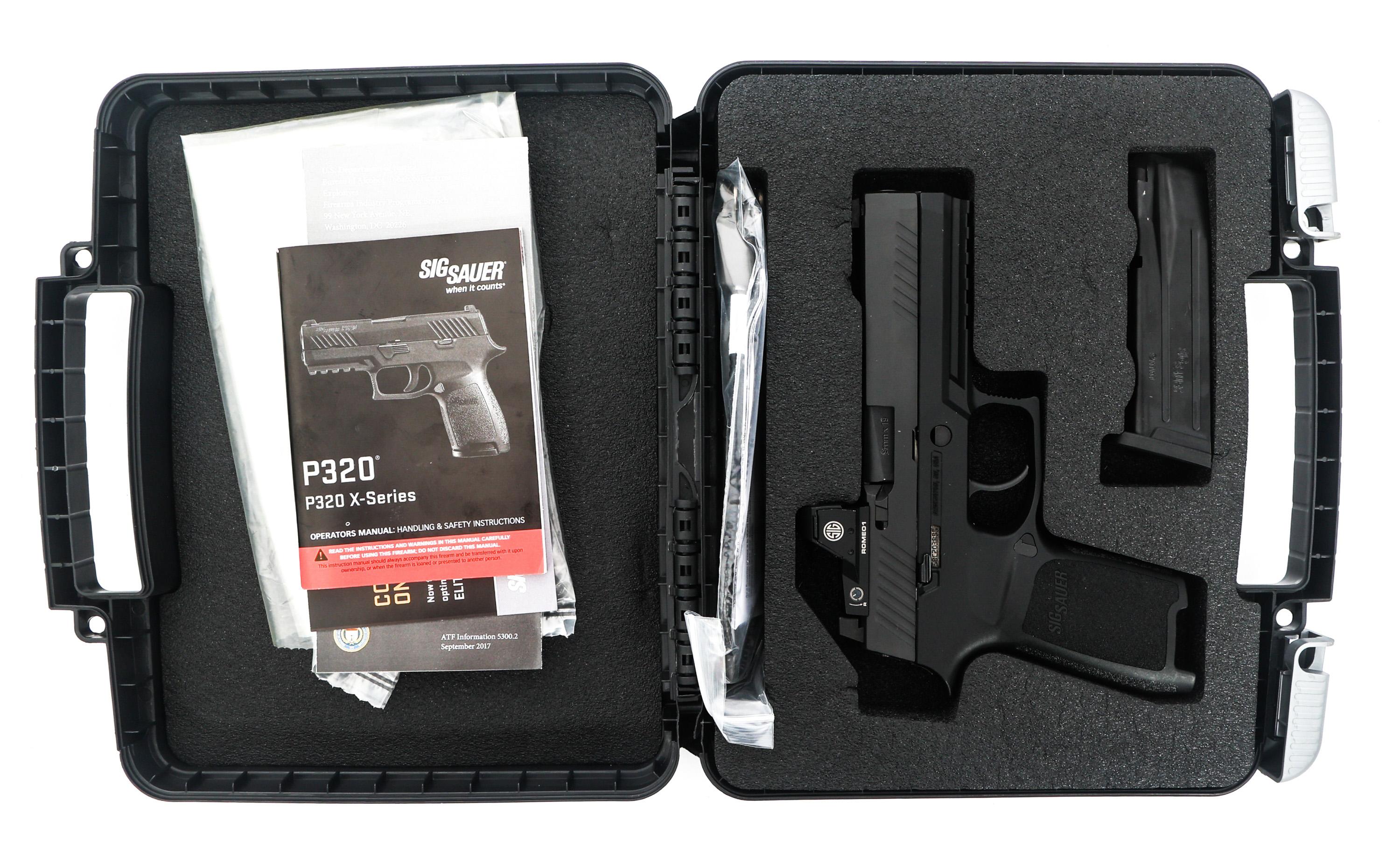 SIG SAUER MODEL P320 9x19mm CALIBER PISTOL