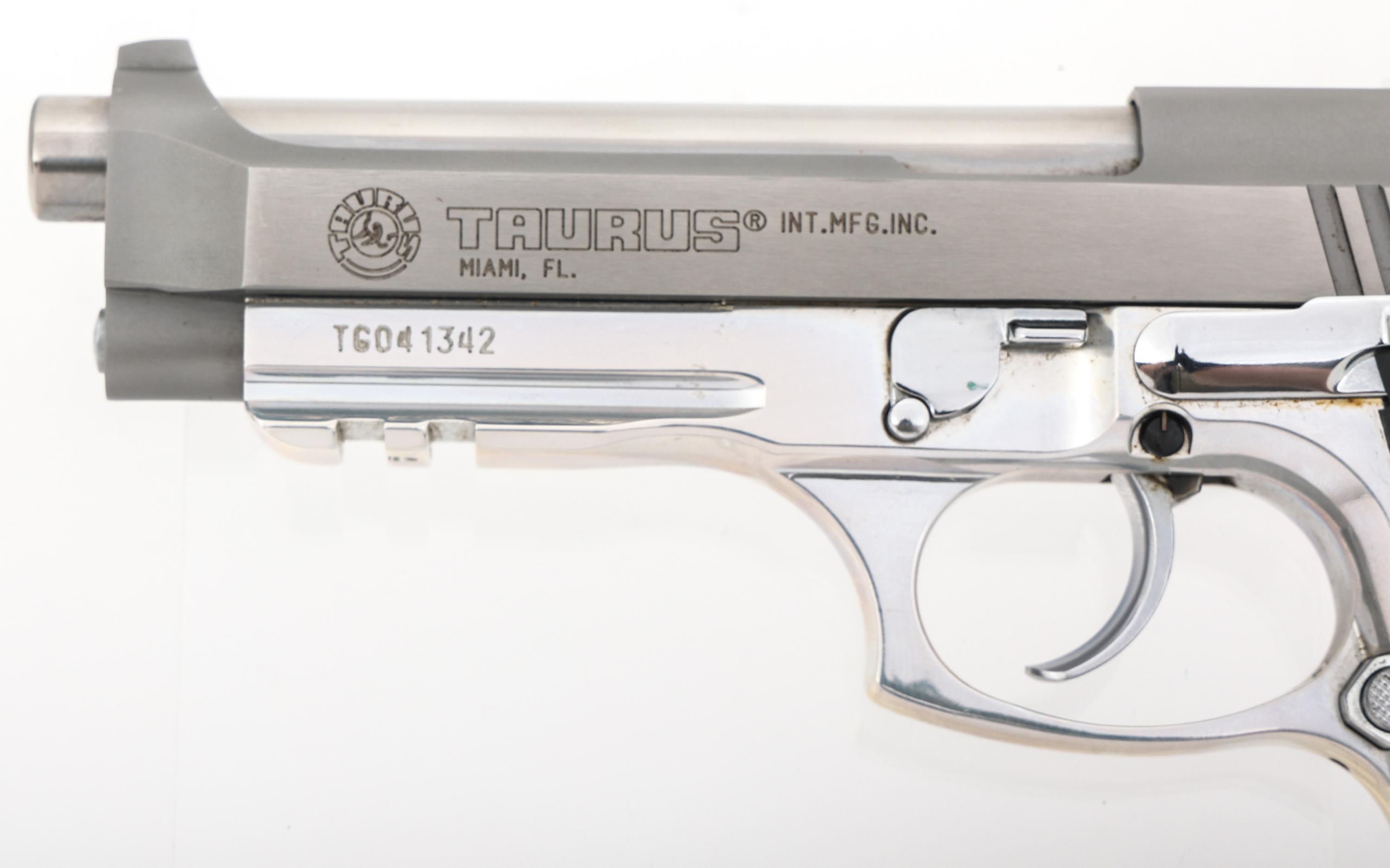 TAURUS MODEL PT92AFS 9mm CALIBER SEMI AUTO PISTOL