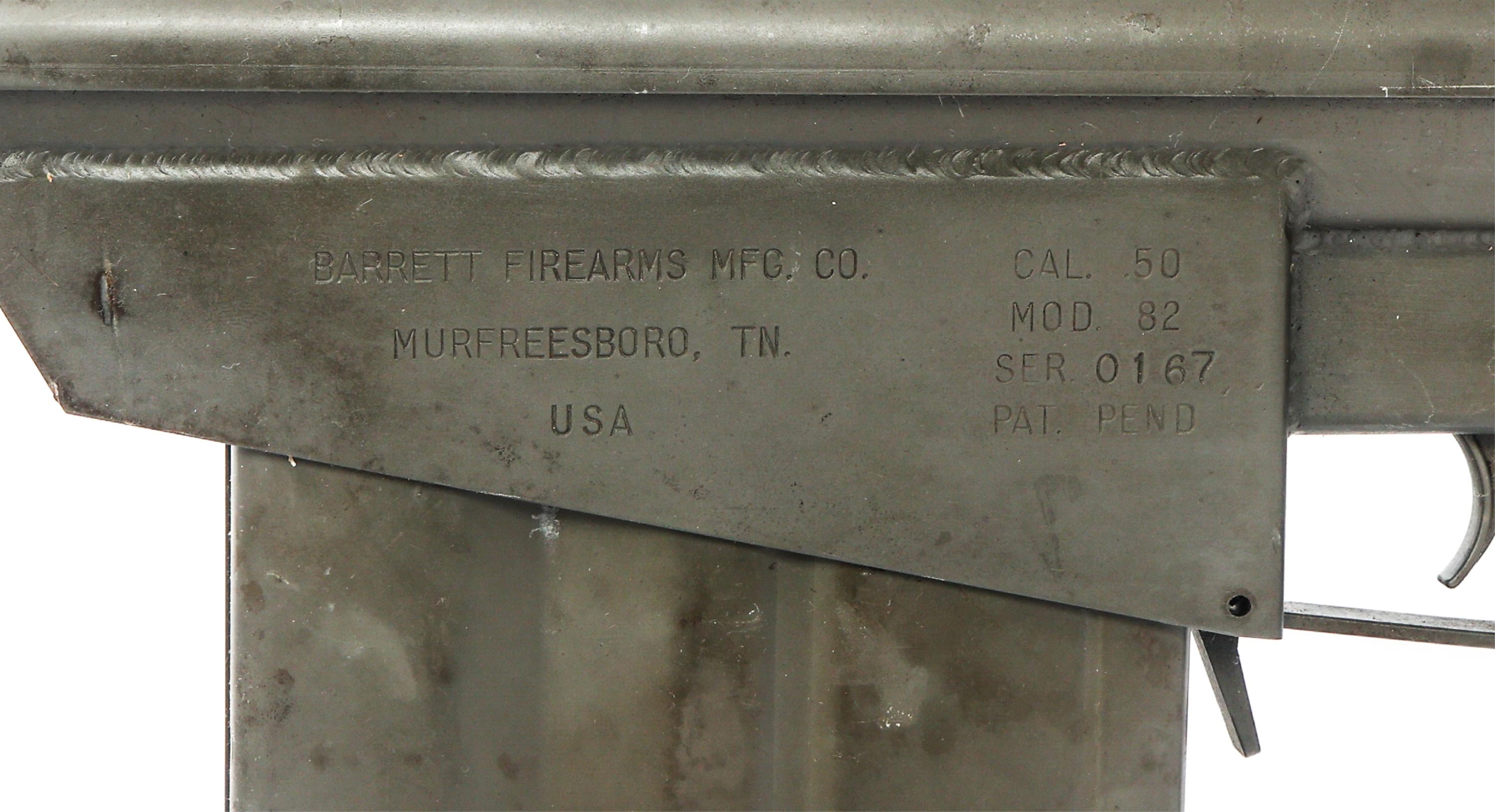 BARRETT MODEL 82 .50 BMG CALIBER SEMI AUTO RIFLE