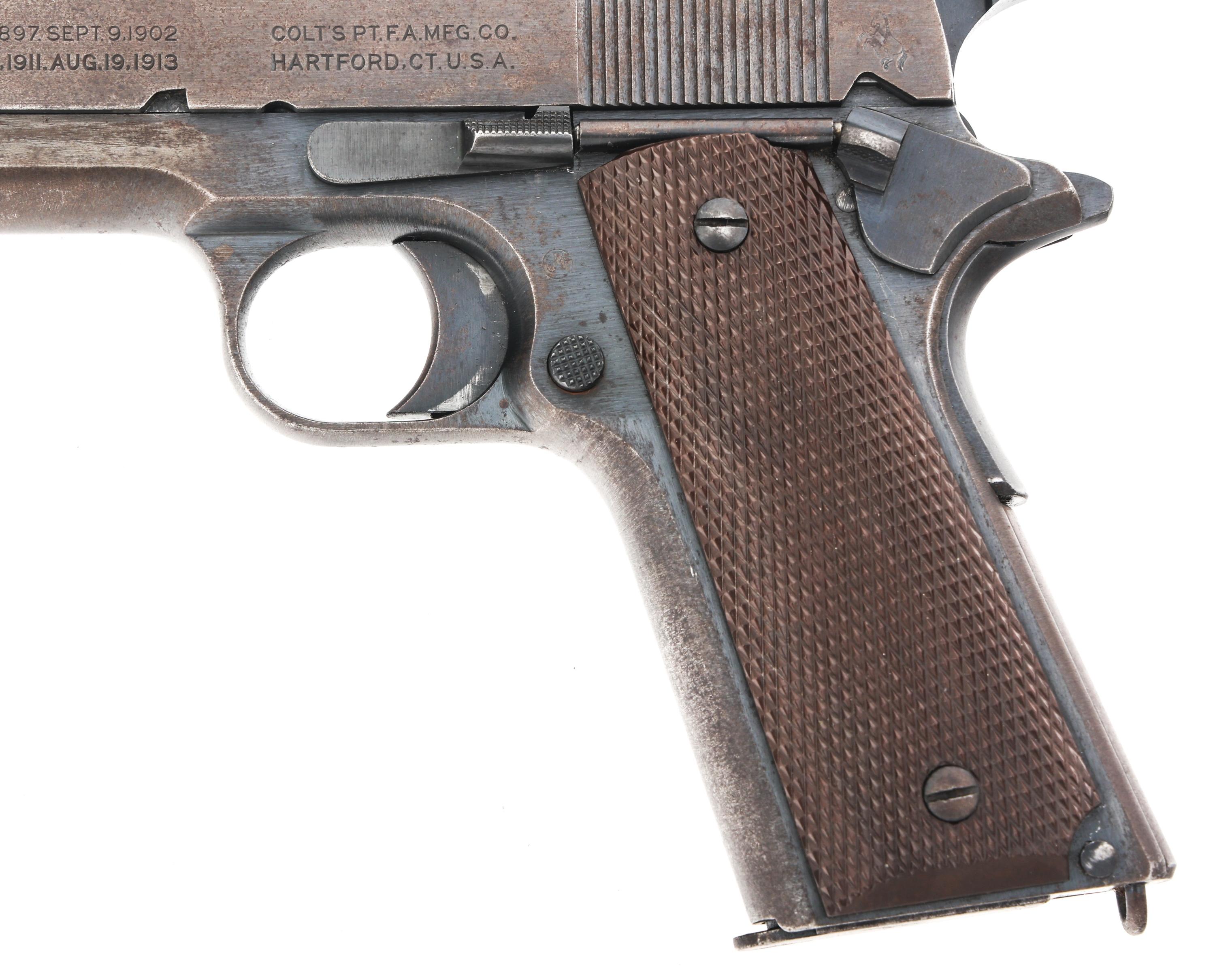 1918 US COLT MODEL 1911 .45 ACP CALIBER PISTOL