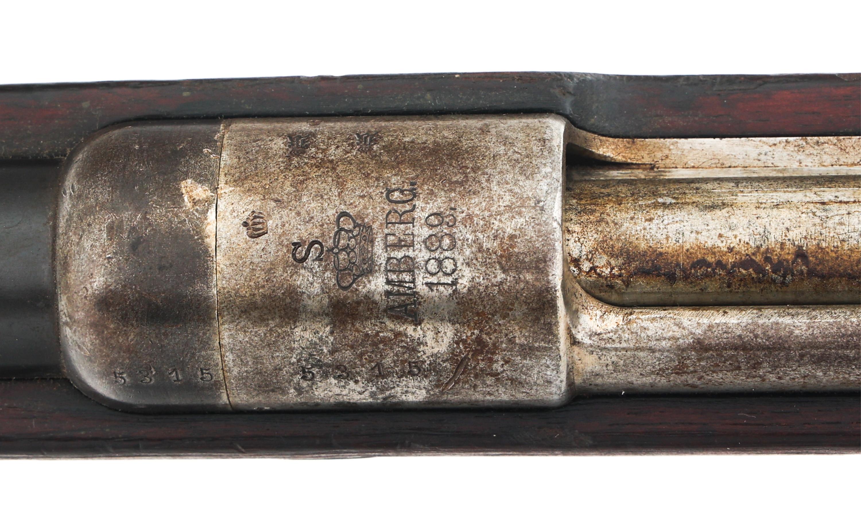 1889 AMBERG MODEL G88 7.92mm CALIBER MAUSER RIFLE