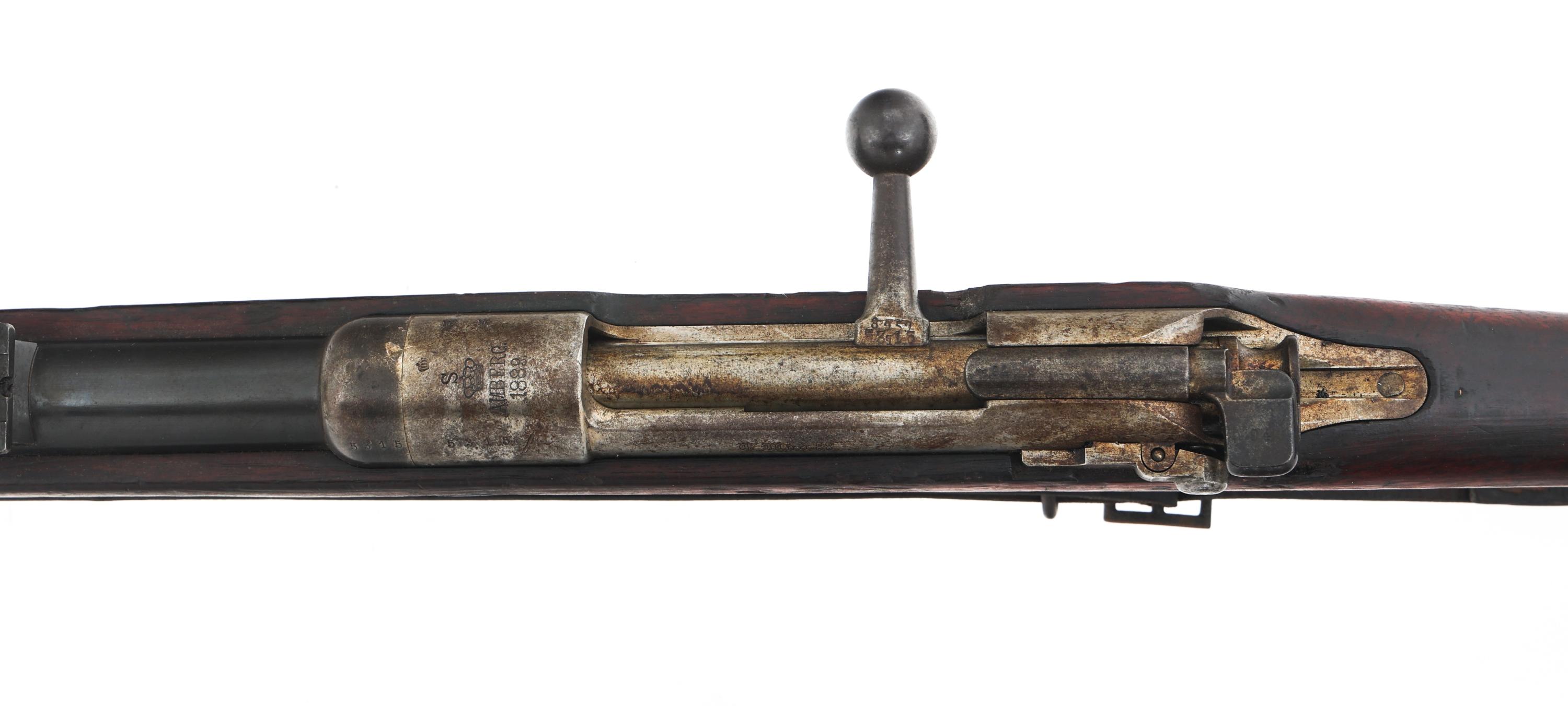 1889 AMBERG MODEL G88 7.92mm CALIBER MAUSER RIFLE