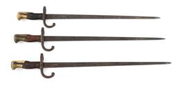 FRENCH MODEL 1874 BAYONET LOT OF 3