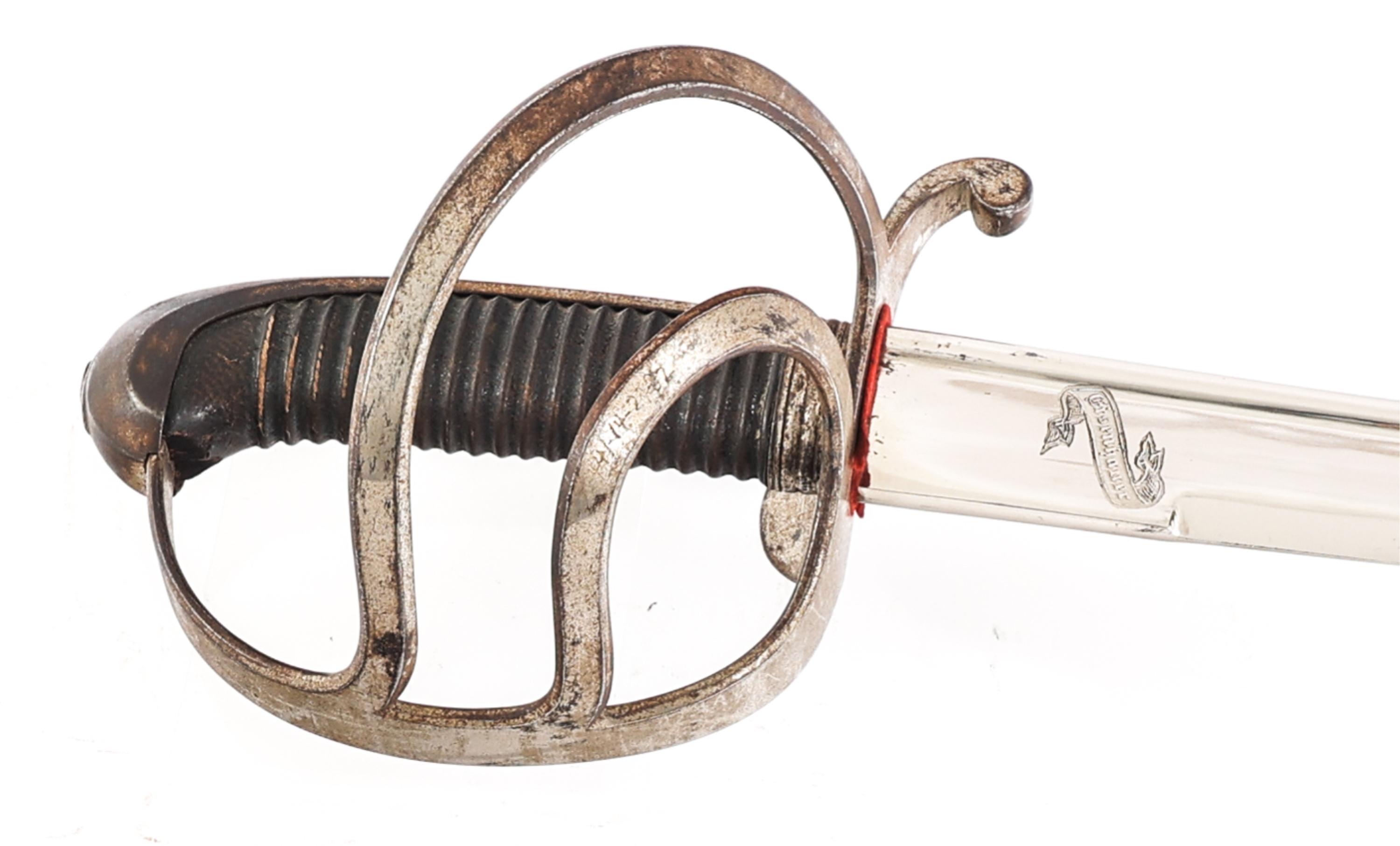 19th C. IMPERIAL GERMAN BAVARIAN CAVALRY OFF SWORD