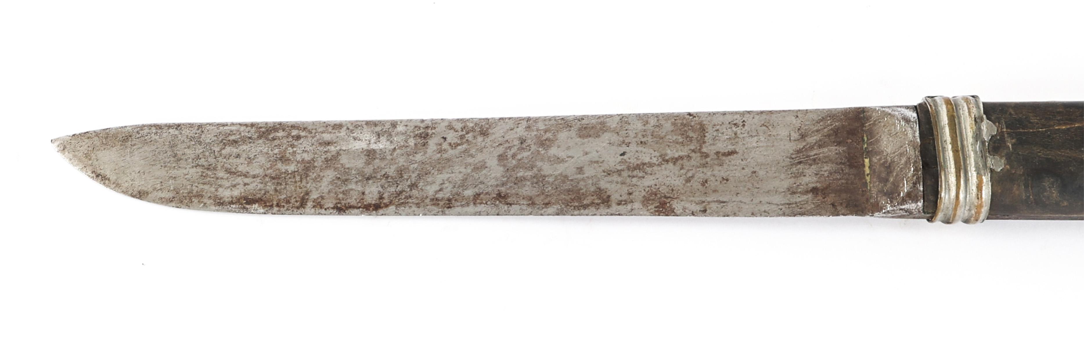 19th C. MONGOLIAN KNIFE & CHOPSTICK SET