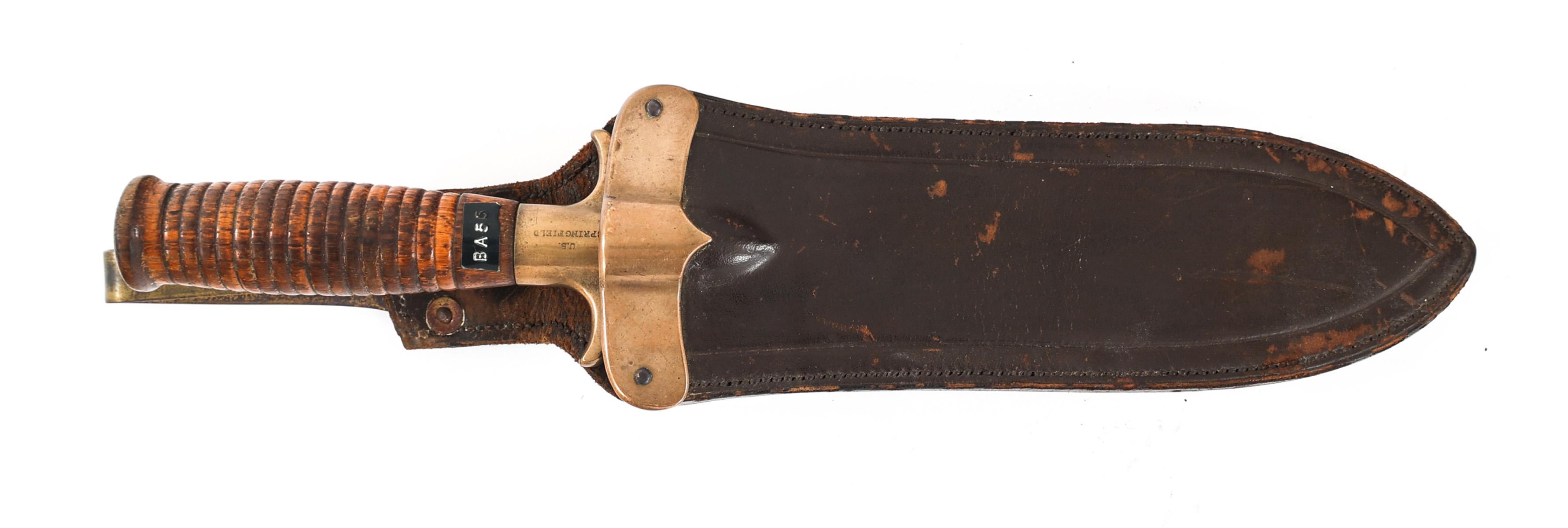 US SPRINGFIELD MODEL 1880 HUNTING KNIFE